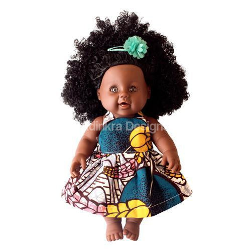Dolls Dress – Halter Tie-Adinkra Designs
