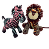 Ankara Soft Toy - Lion-Adinkra Designs