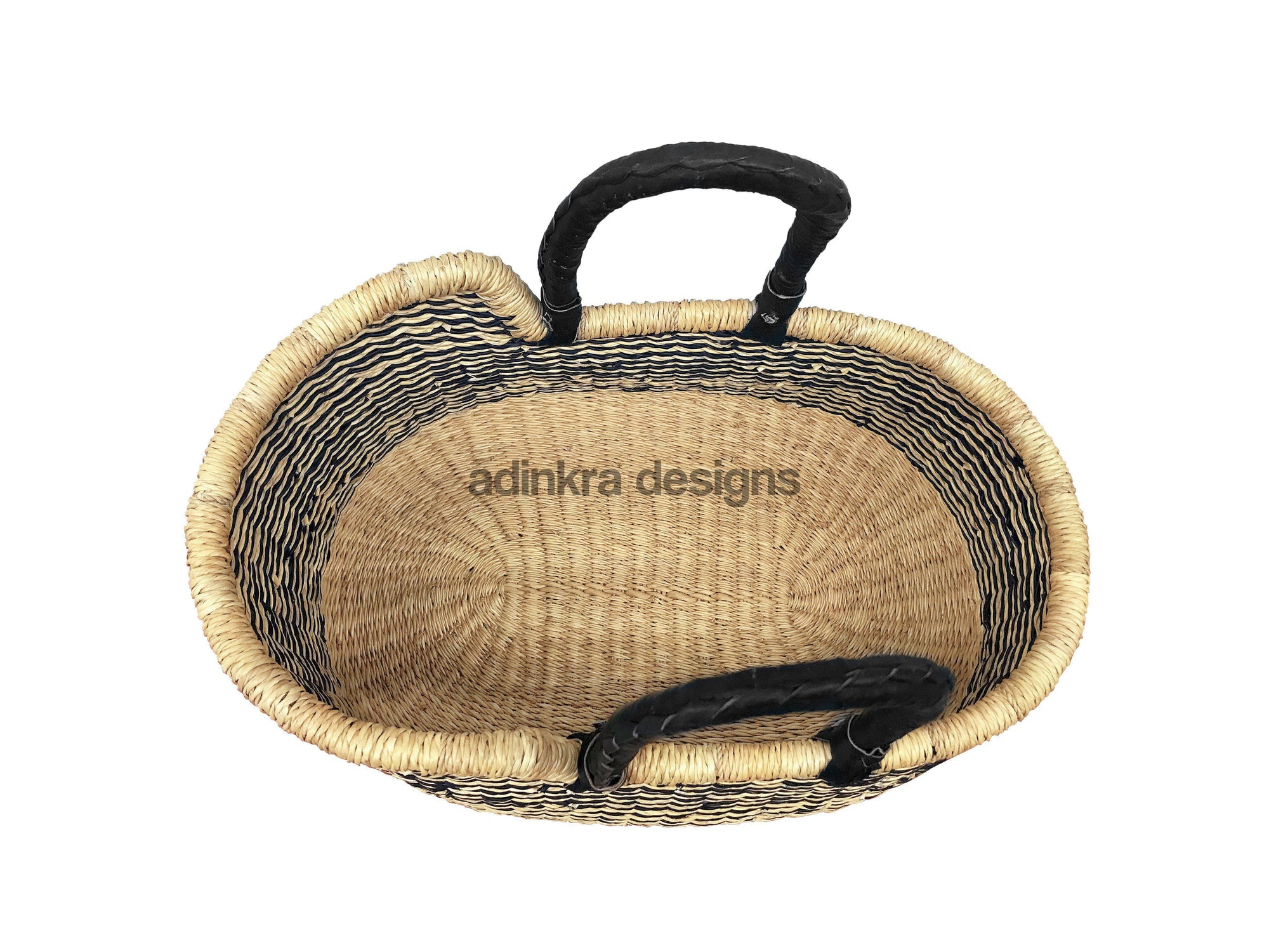 Dolls Bed Basket - 3-Adinkra Designs