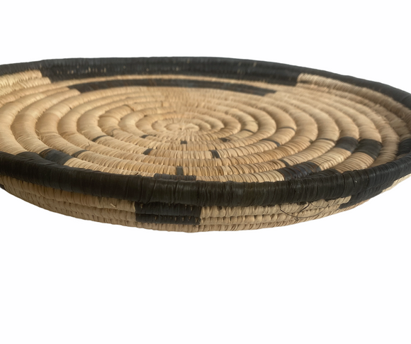 Wall Baskets - Malawi Basket 38cm 5-Adinkra Designs