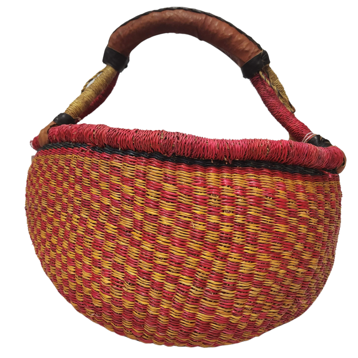 Round Basket - Extra Large 103-Adinkra Designs