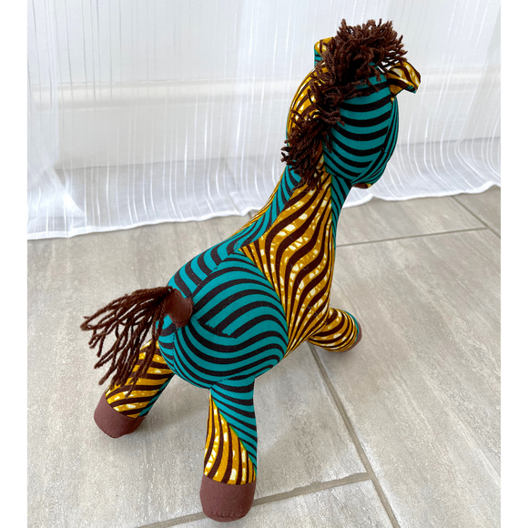 Soft Toy - Zebra 1-Adinkra Designs