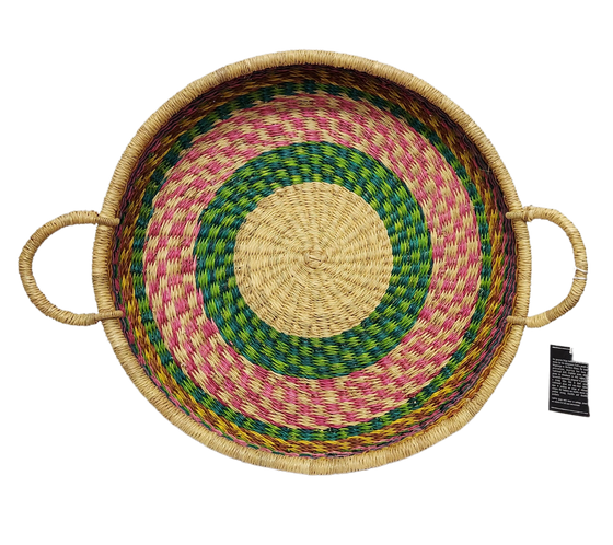 Tray Wall Basket - 50 cm 20-Adinkra Designs