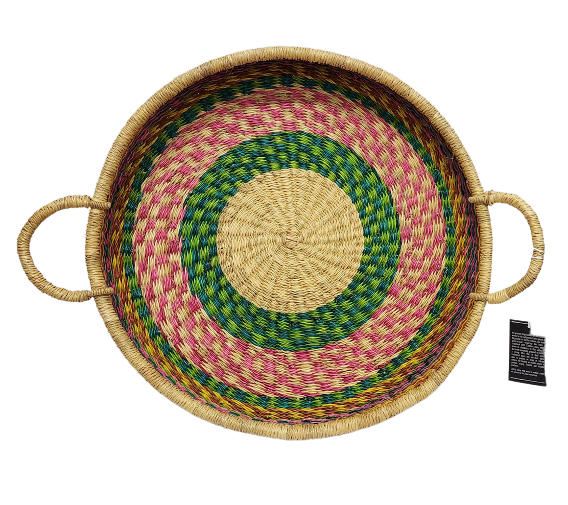 Tray Wall Basket - 50 cm 20-Adinkra Designs