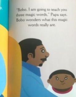 Bobo And The Magic Words - Children's Book-Adinkra Designs