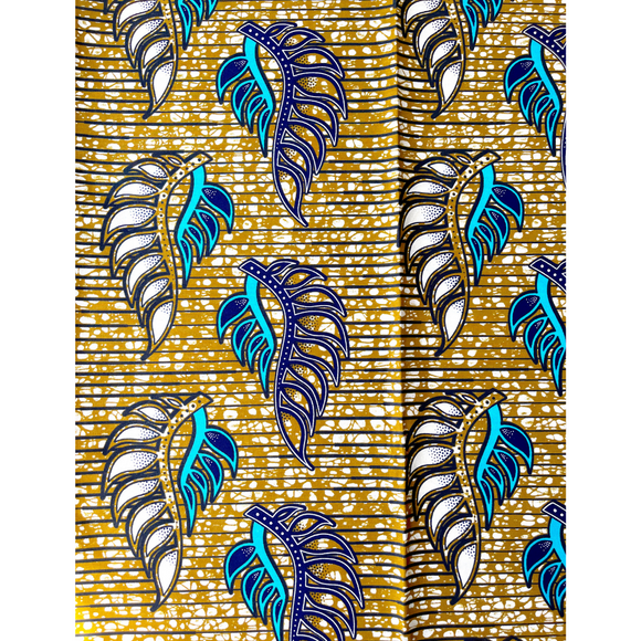 African Fabric - Australia Fern - Design 7-Adinkra Designs