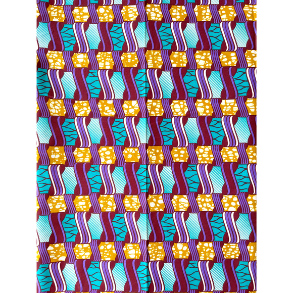 African Fabric - Australia Link - Design 12-Adinkra Designs