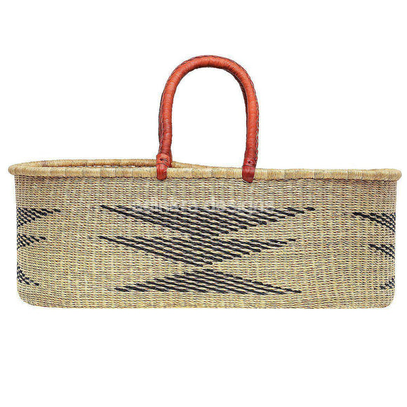 Baby Moses Flat Basket - Fifi-Adinkra Designs