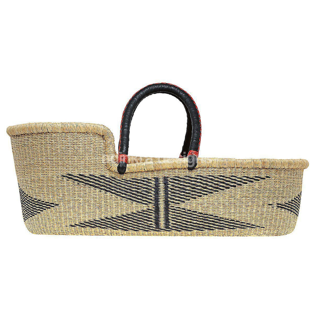 Baby Moses Basket - 3-Adinkra Designs