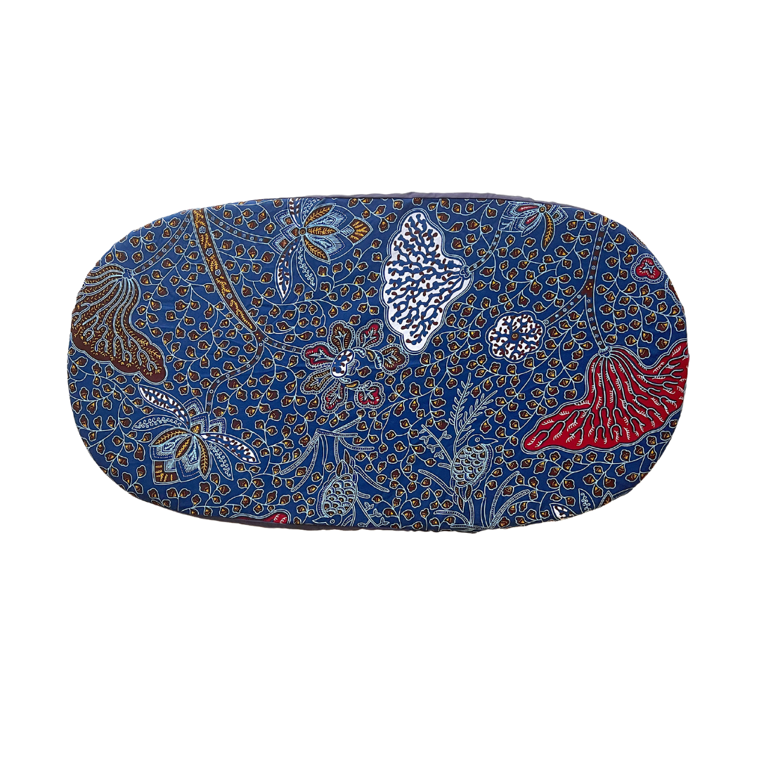 Fitted Bassinet Sheets - Ocean-Adinkra Designs