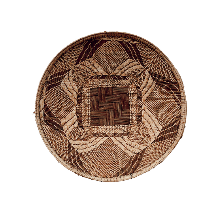 Wall Baskets - Binga Basket Double Weave 40cm 1-Adinkra Designs