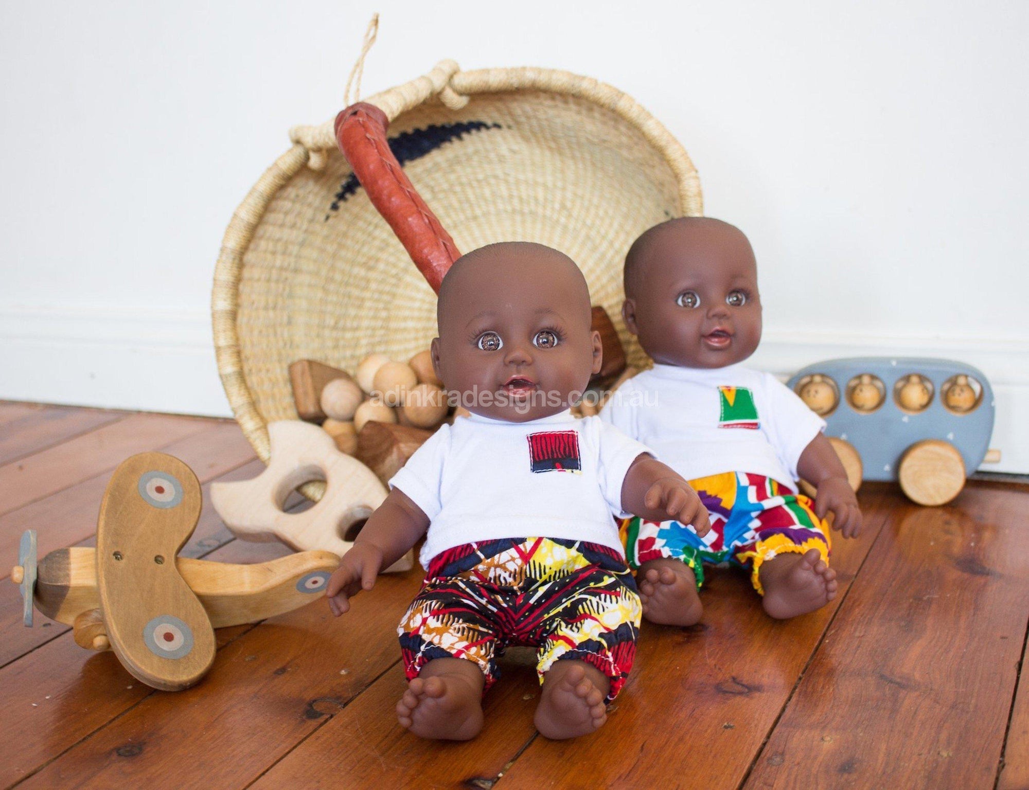 Fair trade African doll for charity Adinkra Project