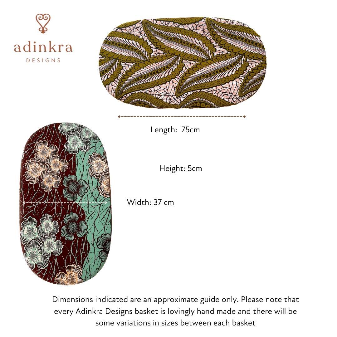 Fitted Bassinet Sheets - Ocean-Adinkra Designs