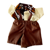 Dolls Outfit – Overalls Set Tribal-Adinkra Designs