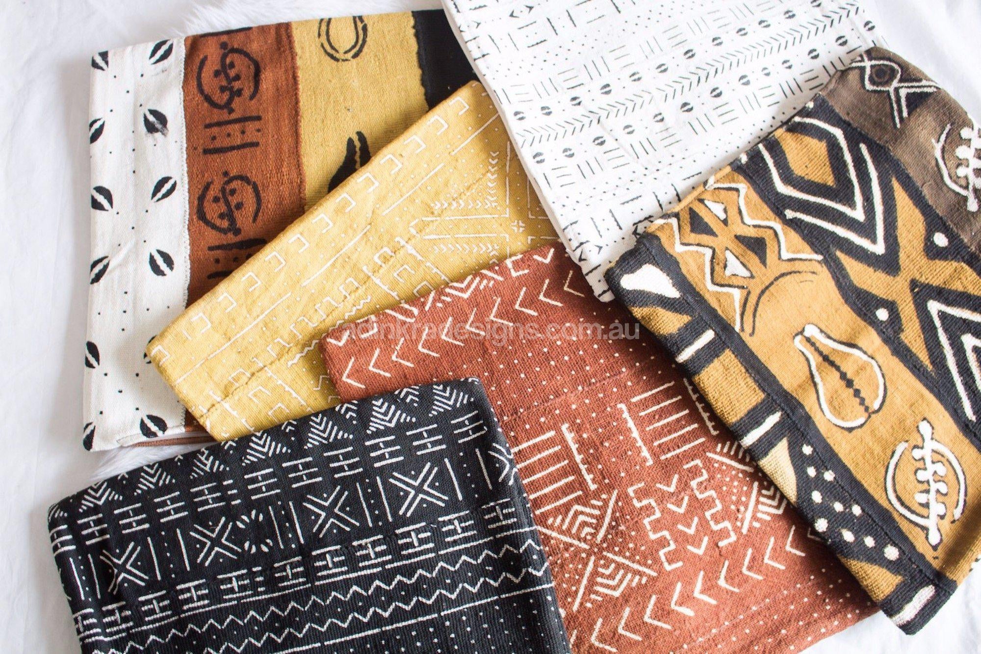 mud cloth cushion covers