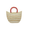 Eco-friendly, Artisan, Fair-Trade Mini Market Open Weave Basket from Ghana. 