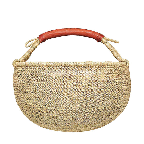 Eco-Friendly, Fair-Trade Bolgo Basket Adinkra Designs.
