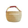 Round Basket - Natural - Extra Large-Adinkra Designs
