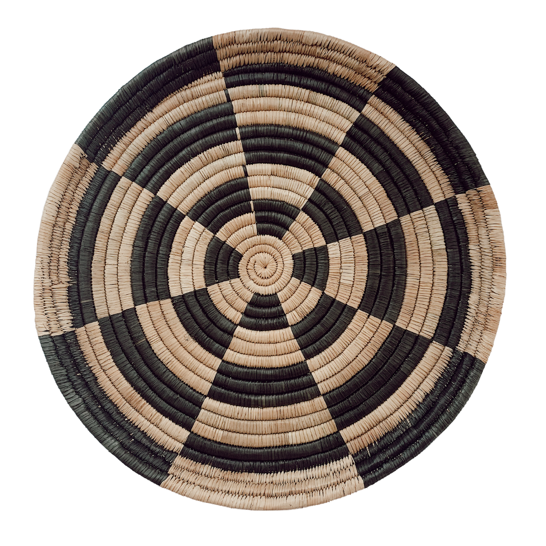 Wall Baskets - Malawi Basket 48cm 1-Adinkra Designs